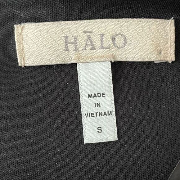 HALO Black Snakeskin Cocktail Semi Formal Mini Short Dress Women’s Size Small - Picture 5 of 5